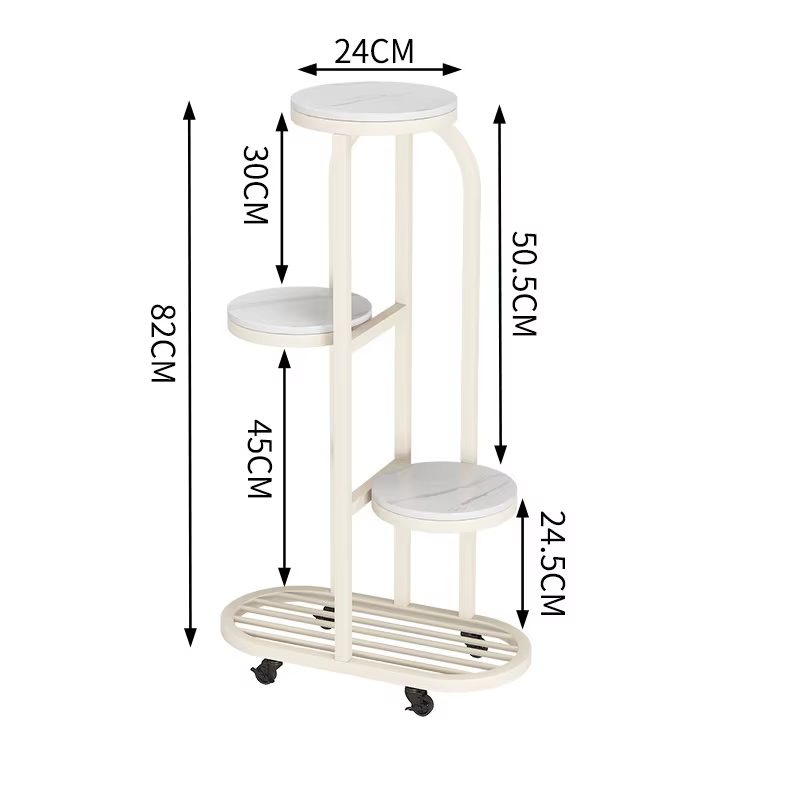 Support de fleurs d'angle pour rangement, décoration de jardin, étagères verticales de bureau, balco