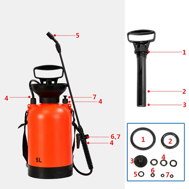 Lot de 10 anneaux de remplacement en caoutchouc, 3/5/8L, utile et durable, accessoires essentiels po