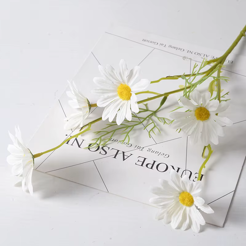 Fleurs artificielles pour la décoration, fausses fleurs pour chambre, mariage, voiture, table, bouqu