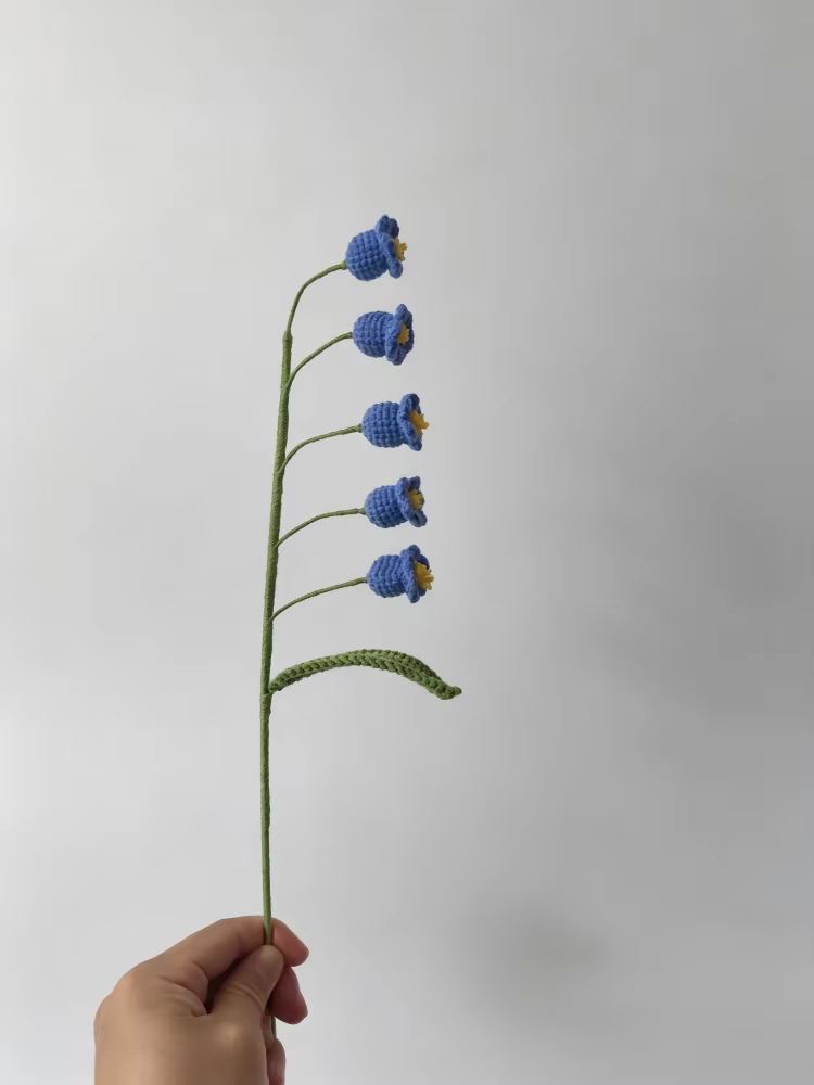 Linglan-Bouquet de Fleurs Artificielles Fait à la Main, Produit Fini, Patients au Crochet, Cadeau Cr