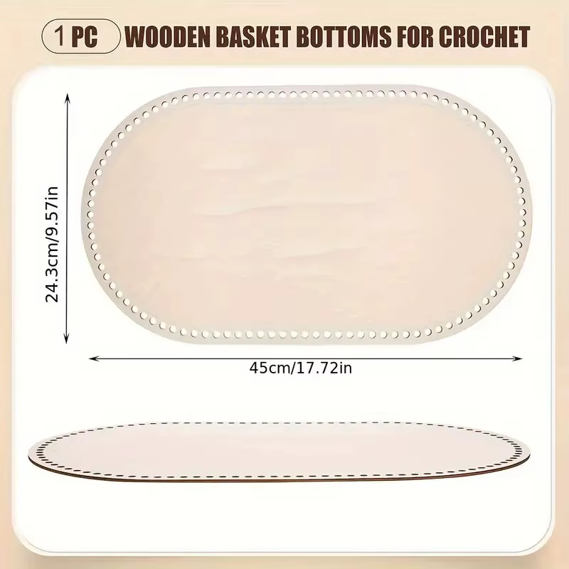 Grande base en bois pour panier de Moïse, base de panier de Moïse, base ovale en bois pour la décora