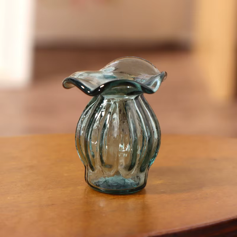 Vase l'inventaire en verre pour maison de courses, pot de fleurs, maison de beurre, décor de jardin,