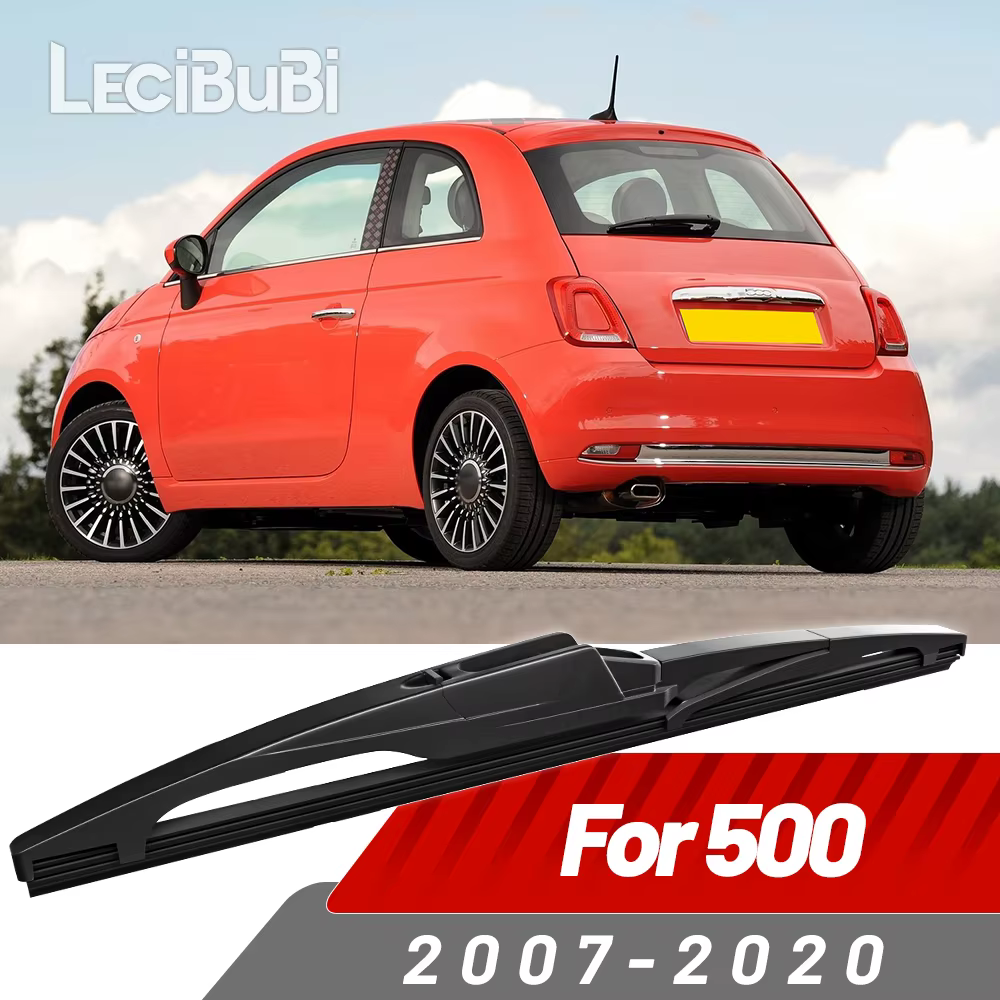 Balai d'essuie-glace arrière, accessoires d'essuie-glace pour Fiat 500 2007-2020 2008 2009 2010 2011
