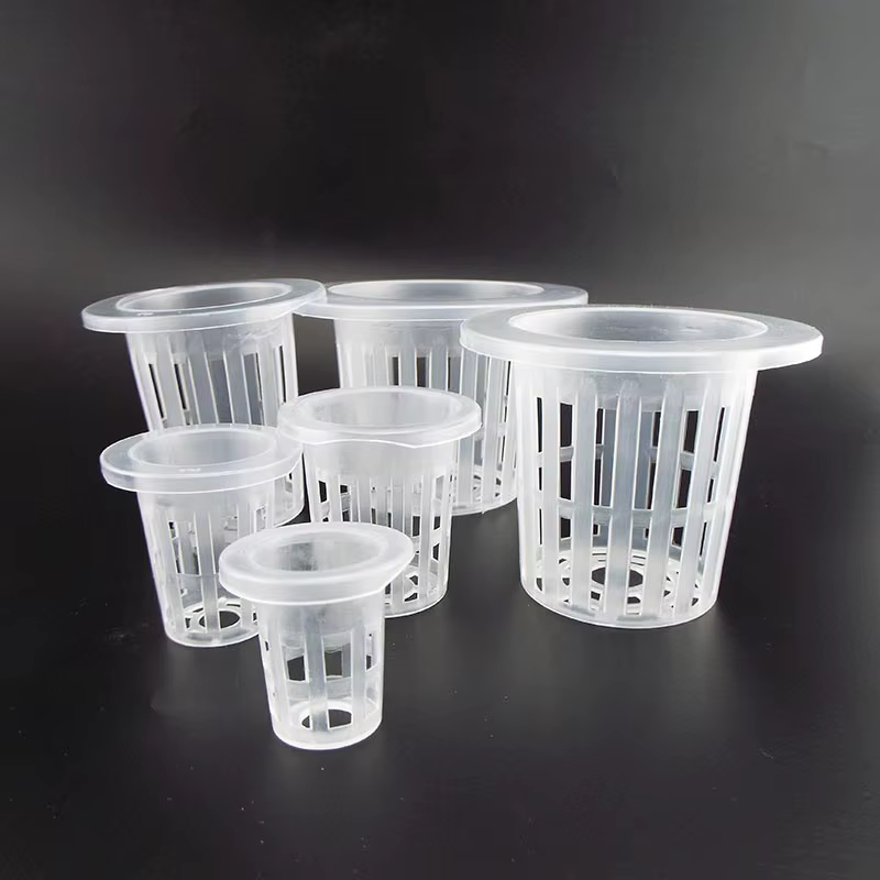 50 pièces colonisation hydroponique maille plante cultiver pot net pépinière tasse panier support hy
