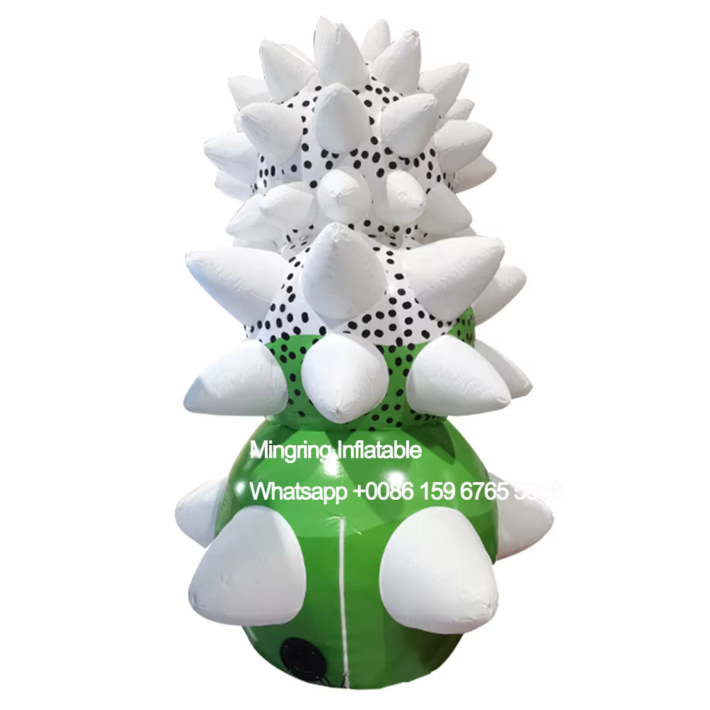 Cactus gonflable géant de Noël, plante épineuse pour la publicité d'événements, mascotte