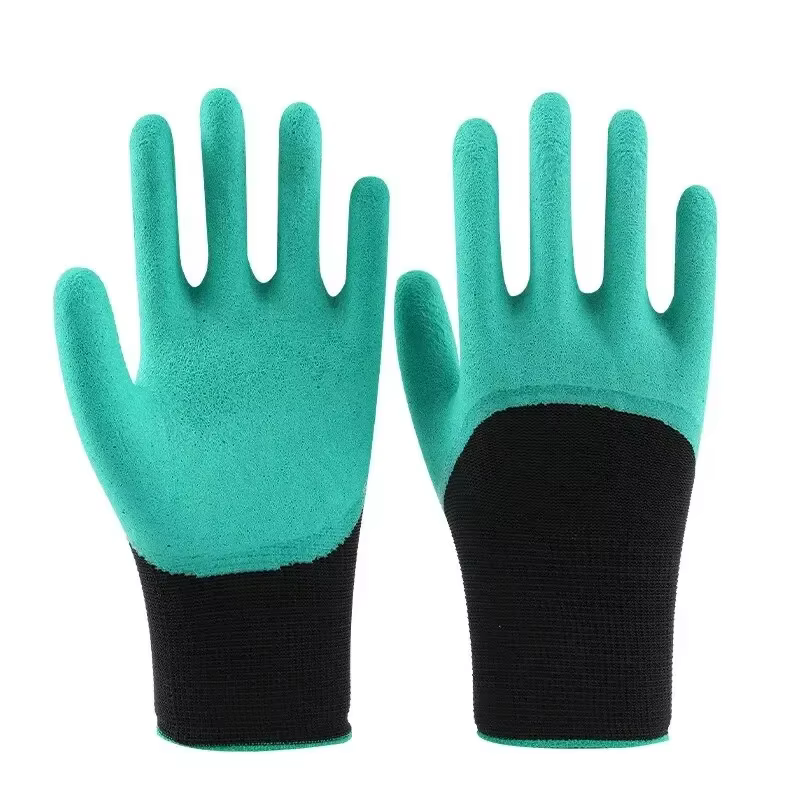 Gants de jardinage avec griffes, vec, planter, protection, latex, durable, imperméable, résistant au