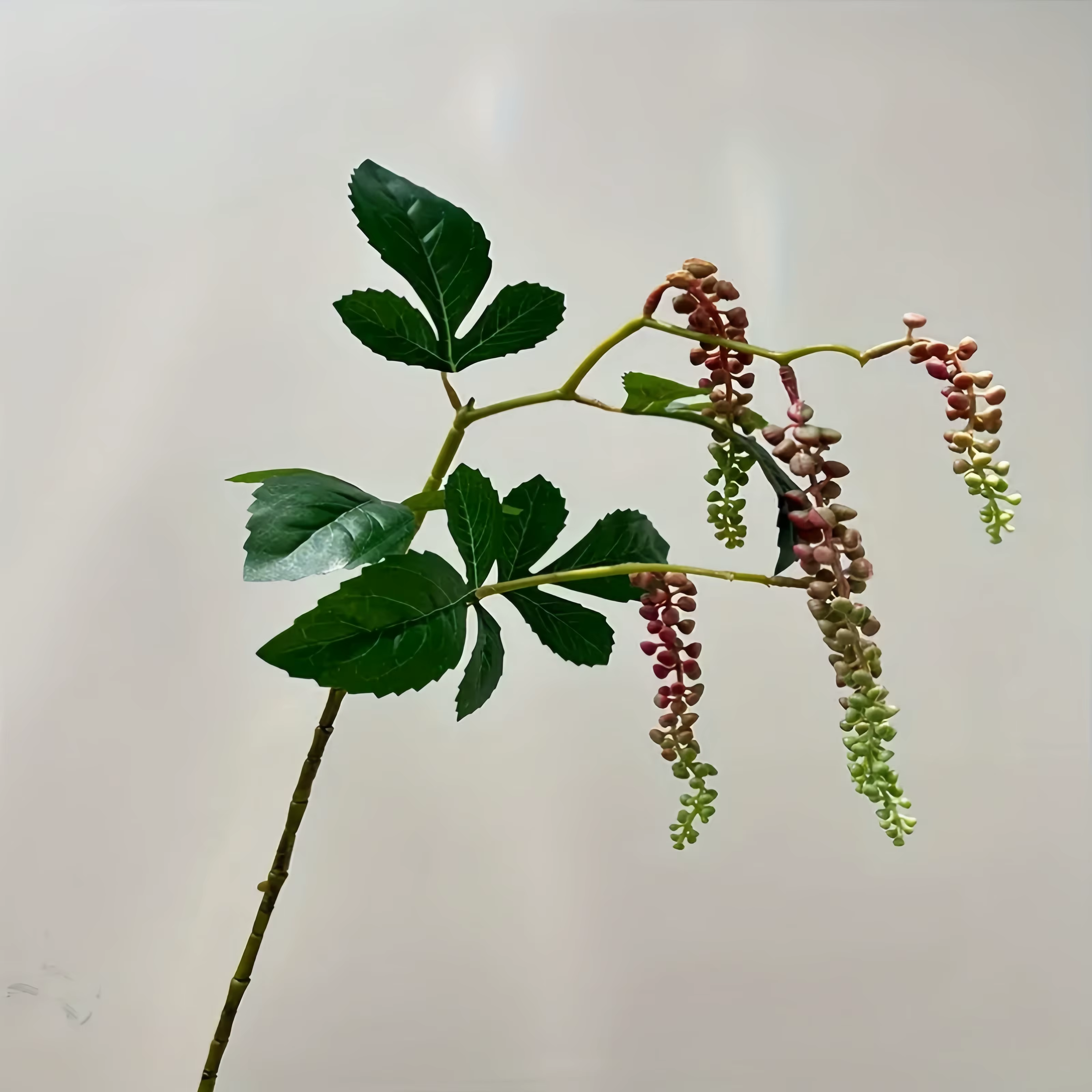 Amaranthus artificiel suspendu, 30.7 pouces, verdure en plastique pour décoration DIY, fausse plante