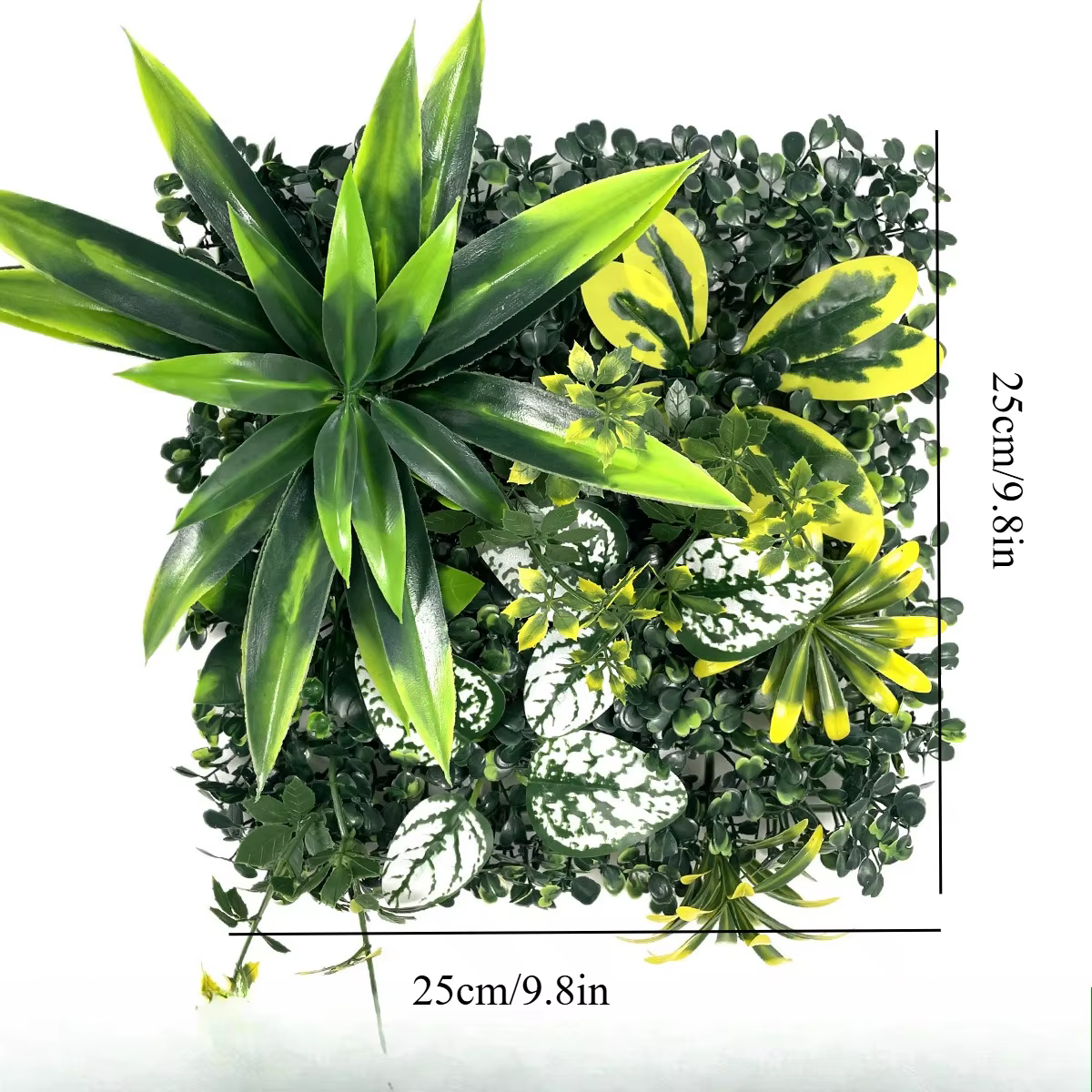 Plantes artificielles panneau mural d'herbe haie de buis pour intérieur extérieur maison jardin déco