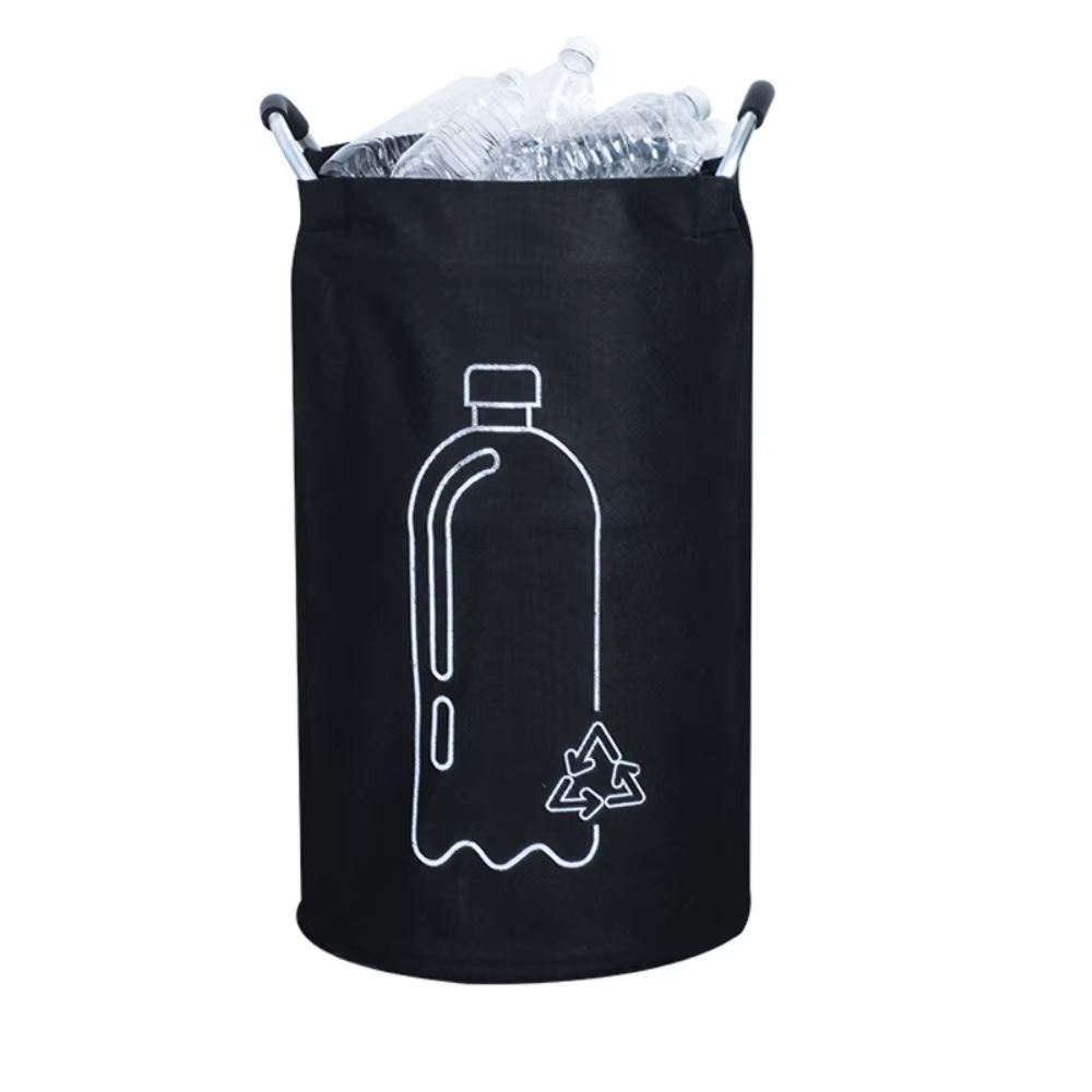 Panier de rangement de bouteilles vides de 82l, avec poignée en aluminium, sac collecteur de bouteil