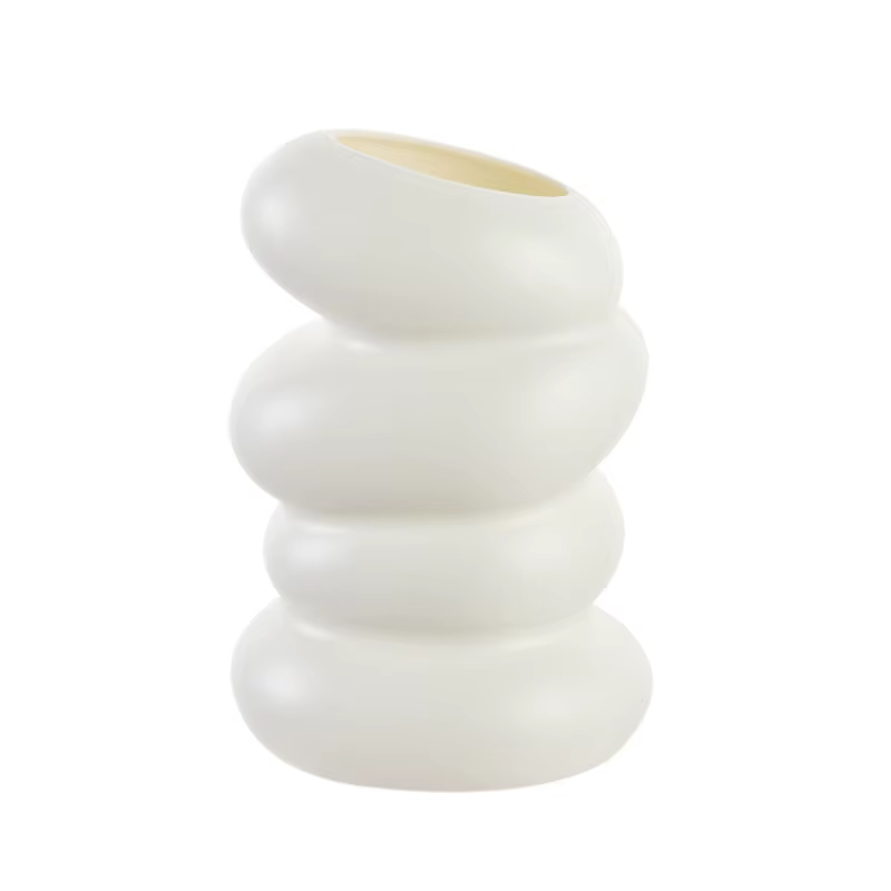 Vase en plastique Imitation en céramique Pots de fleurs mariage maison chambre jardin extérieur Tabl