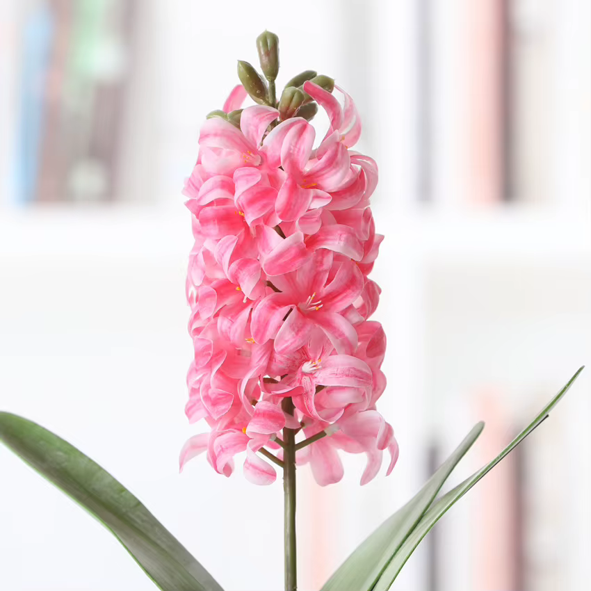 Arrangement de fleurs de jacinthe artificielle violette, Simulation d'impression 3D, sensation de pl