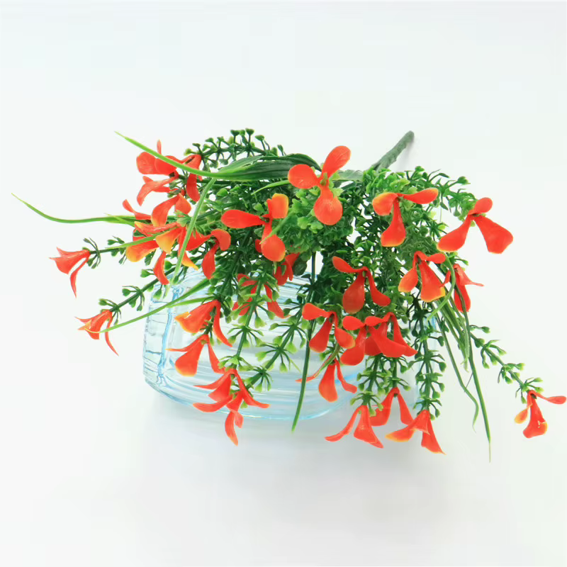 Plantes artificielles en plastique vert Vivid P.Tenuiflora, fleurs artificielles, gypsophile, décora