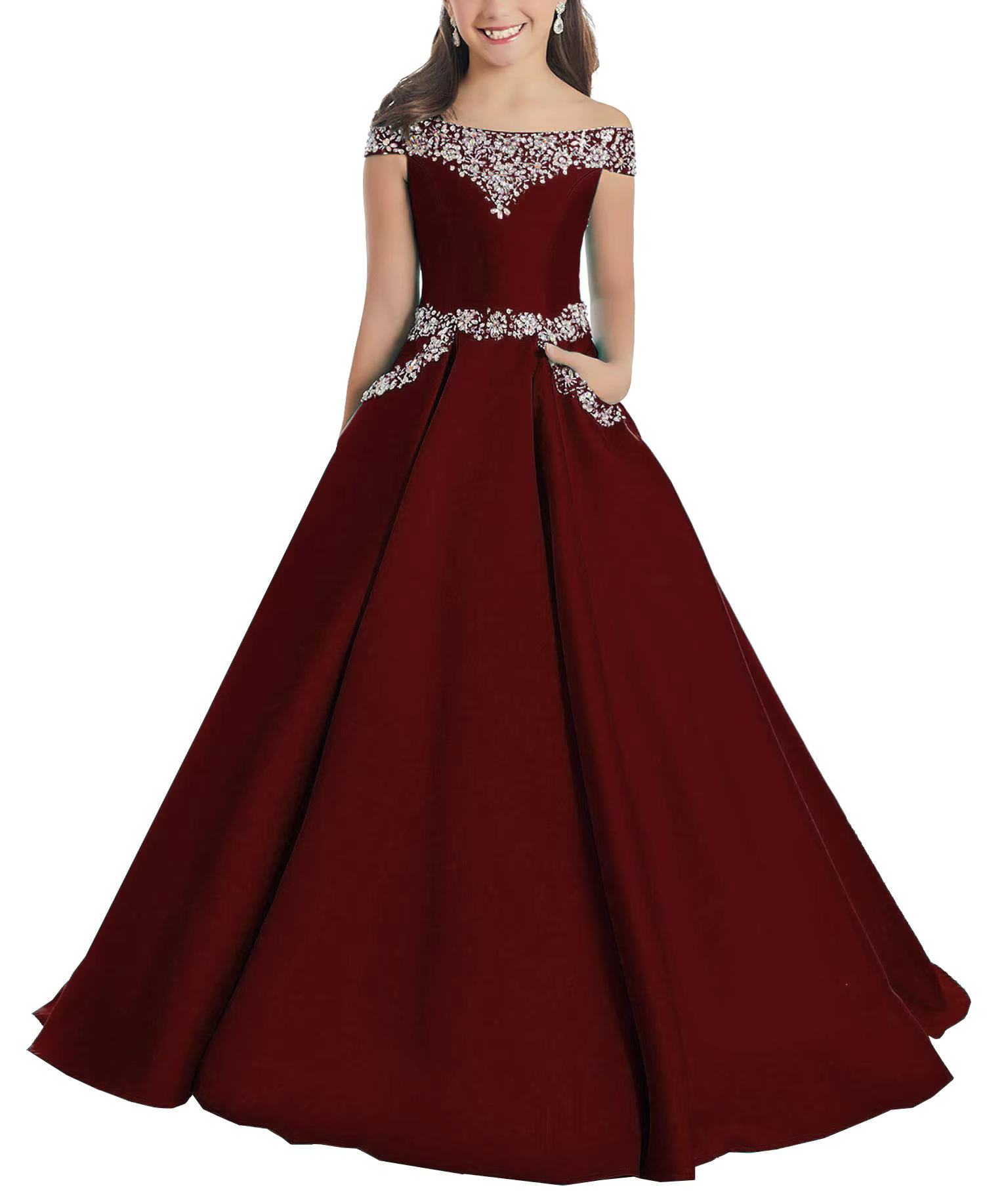 Robes de reconstitution historique vert émeraude pour les tout-petits, robe de demoiselle d'honneur 