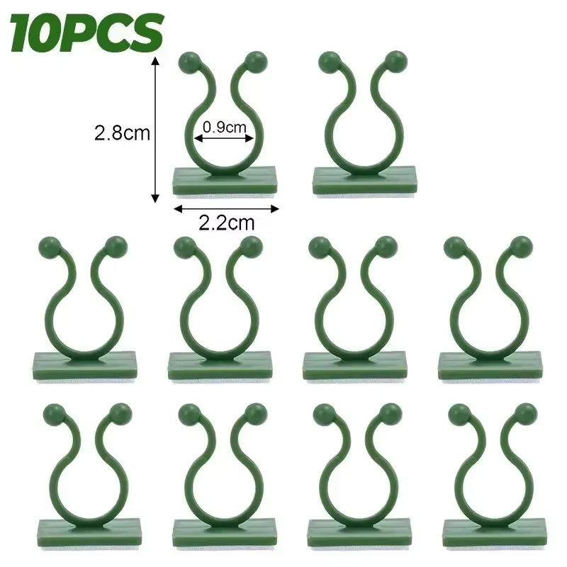 Piquets de Support pour plantes, cerceaux de Support de fleurs en plastique, empilables et stables, 