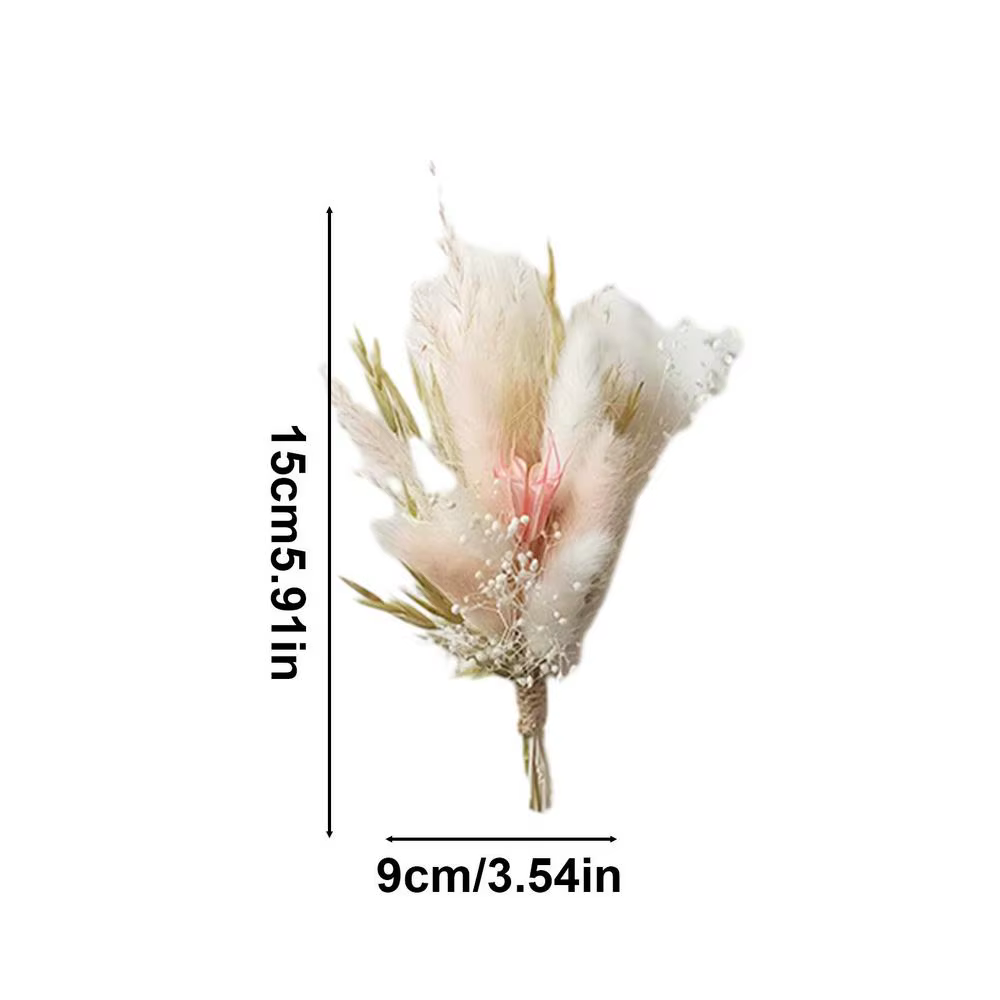 Mini Bouquets de Fleurs vaccées Naturelles, Décor Floral Naturel, Décor de Table, pour les Patients,