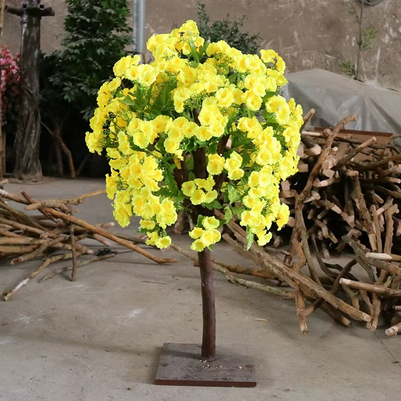 Arbres à cloche artificiels résistants aux intempéries – Faux arbres de style distinctif pour la déc