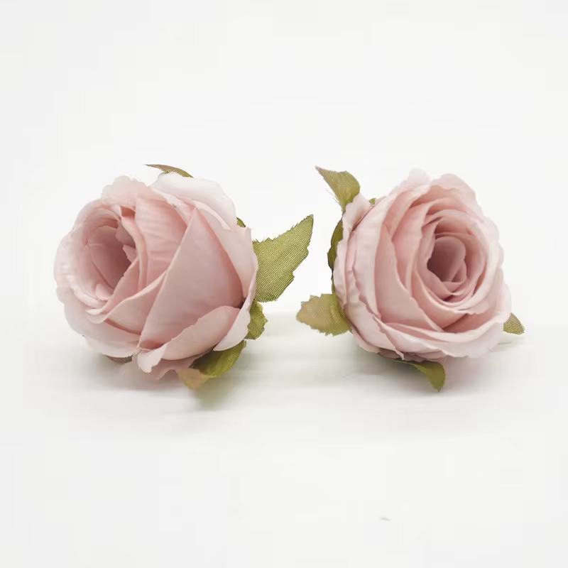 Roses artificielles en soie, plantes décoratives pour mariage, maison, bricolage, boîte à bonbons, d