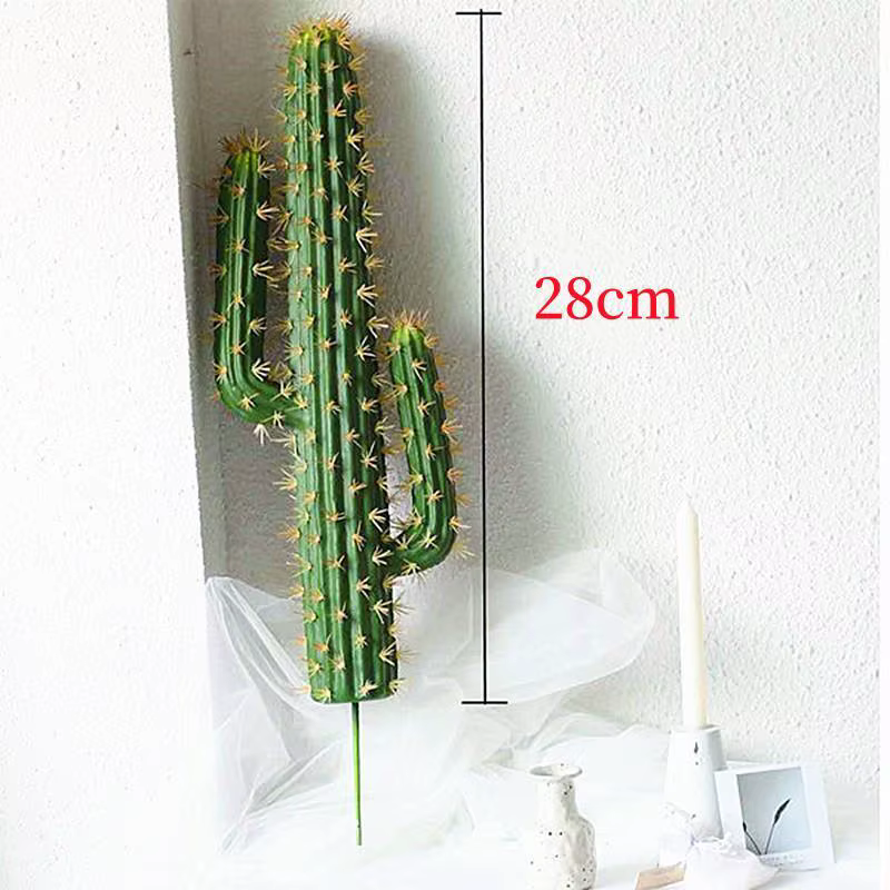 Grand Cactus artificiel fausse fleur succulentes fenêtre jardin décoration bricolage Art embellissem
