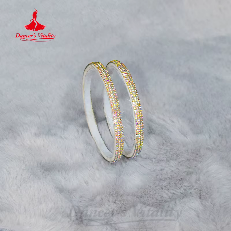 BellyDance-Bracelet en diamant pour femme, accessoire de compétition, bijoux senior, danse financièr