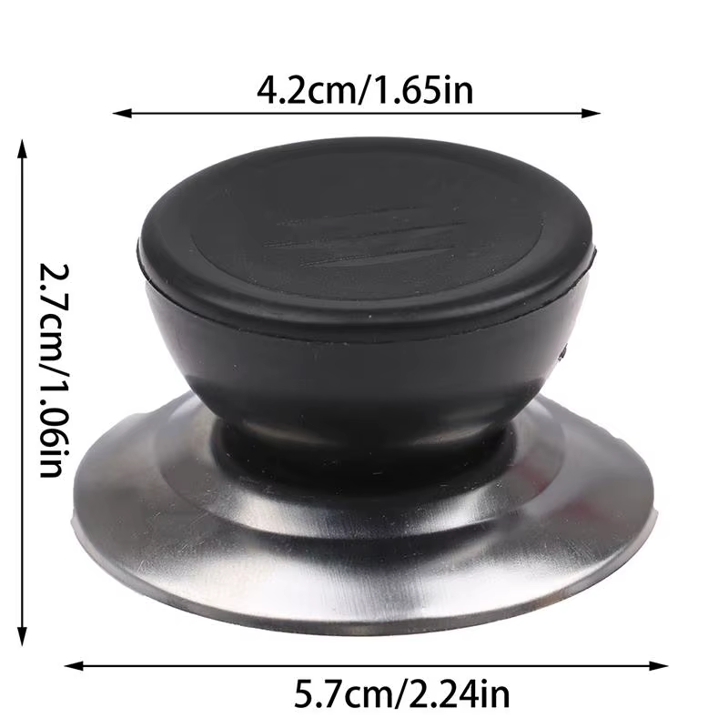 Bouton de Pot en verre et plastique universel, tête de couvercle de Pot, poignée de couvercle de Pot