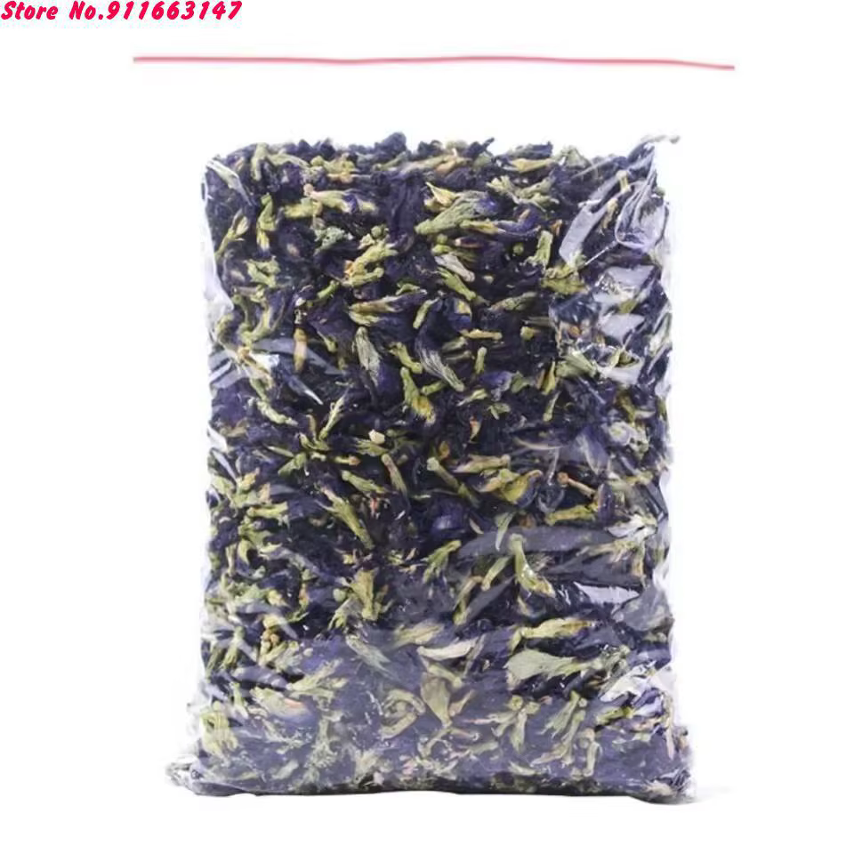 Fleur séchée de pois papillon bleu naturel de haute qualité, pour décoration de mariage, remplissage