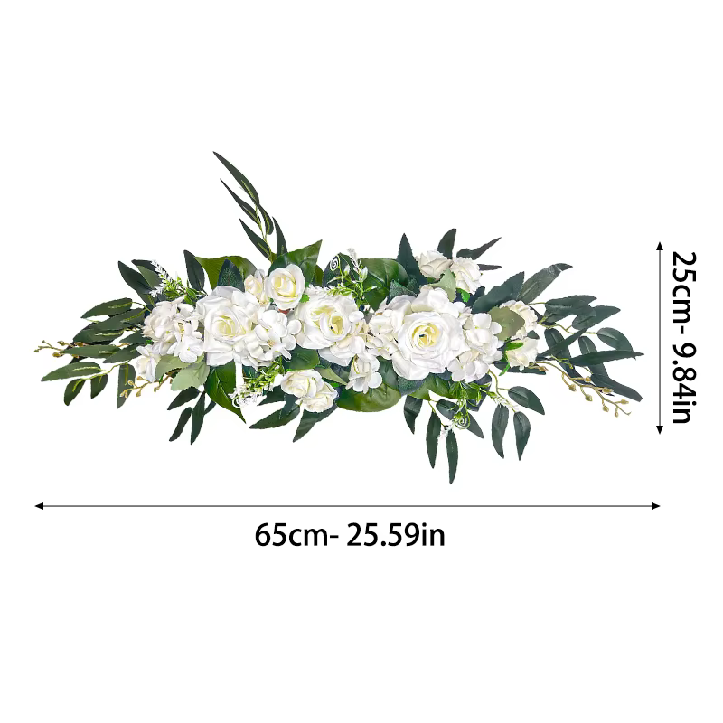 Fleurs artificielles pour la décoration, fleurs d'arc de mariage, décorations d'arc de fleurs artifi