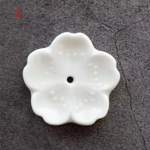 Brûleur d'encens en céramique sans fleur, porte-anciers, encensoir d'aromathérapie, ornement de salo