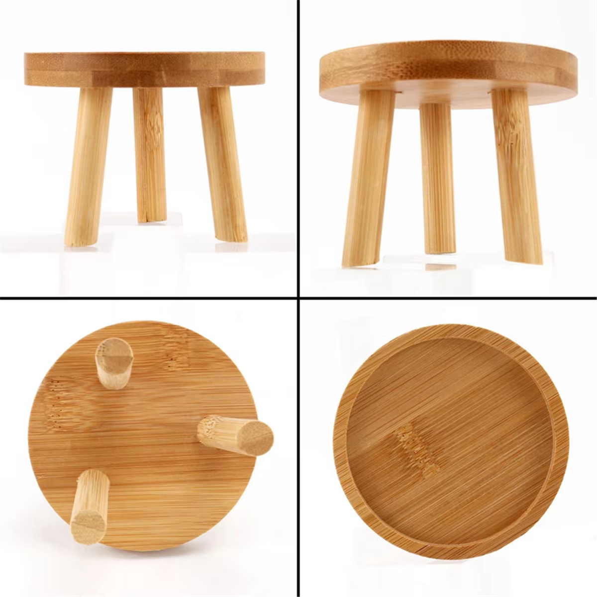 Support de plante en bois pour intérieur et extérieur, support de base de pot de fleur, tabouret hau