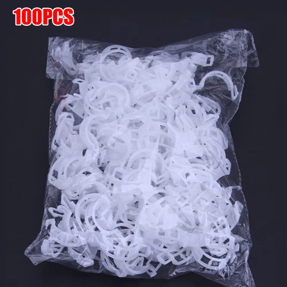 Pinces de fixation réutilisables en plastique pour plantes, clips de soutien pour la formation des t