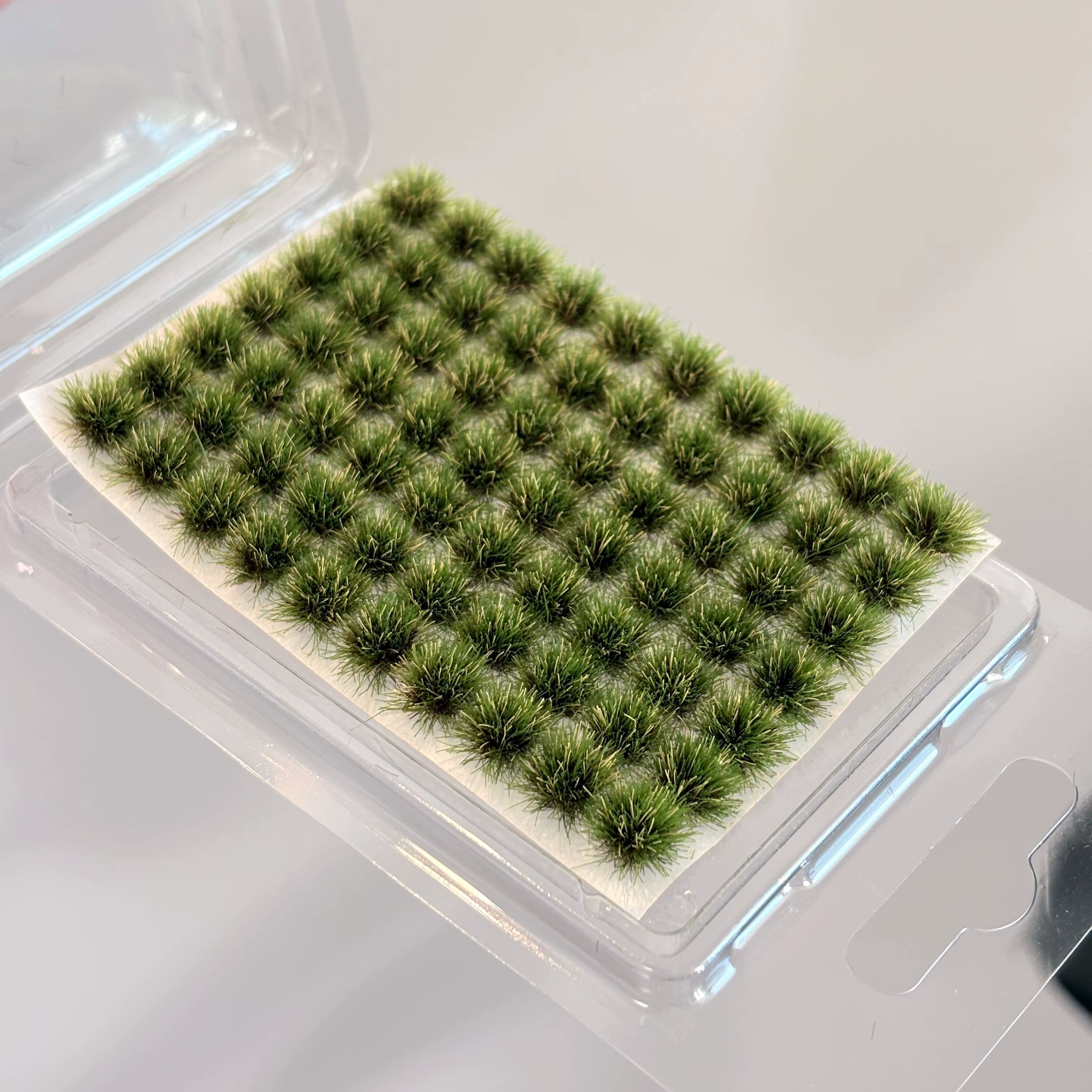 70tufts touffes d'herbe statiques pour décoration de jardin Miniature, petits touffes d'herbe modèle