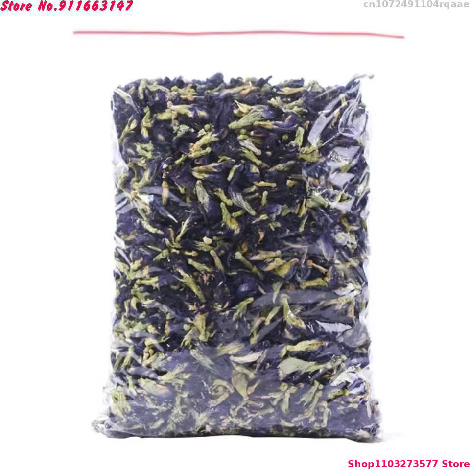 Fleurs séchées biologiques de pois papillon bleu, orchidée papillon, matière première DIY pour savon