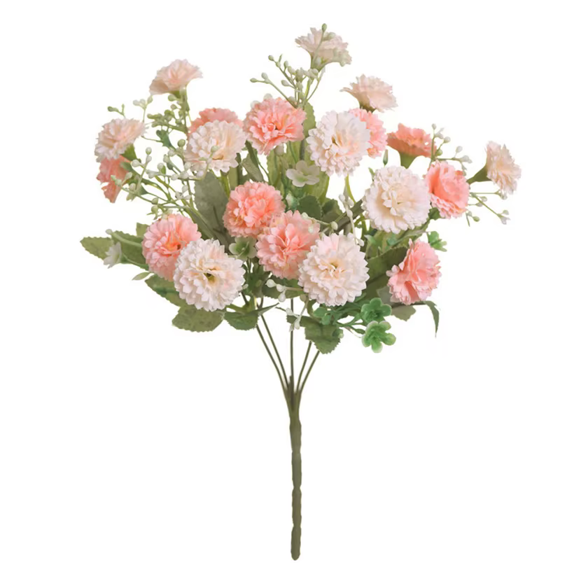 Soie fleur artificielle hortensia lilas maison mariage bouquet de mariée bricolage cadeau arc festiv
