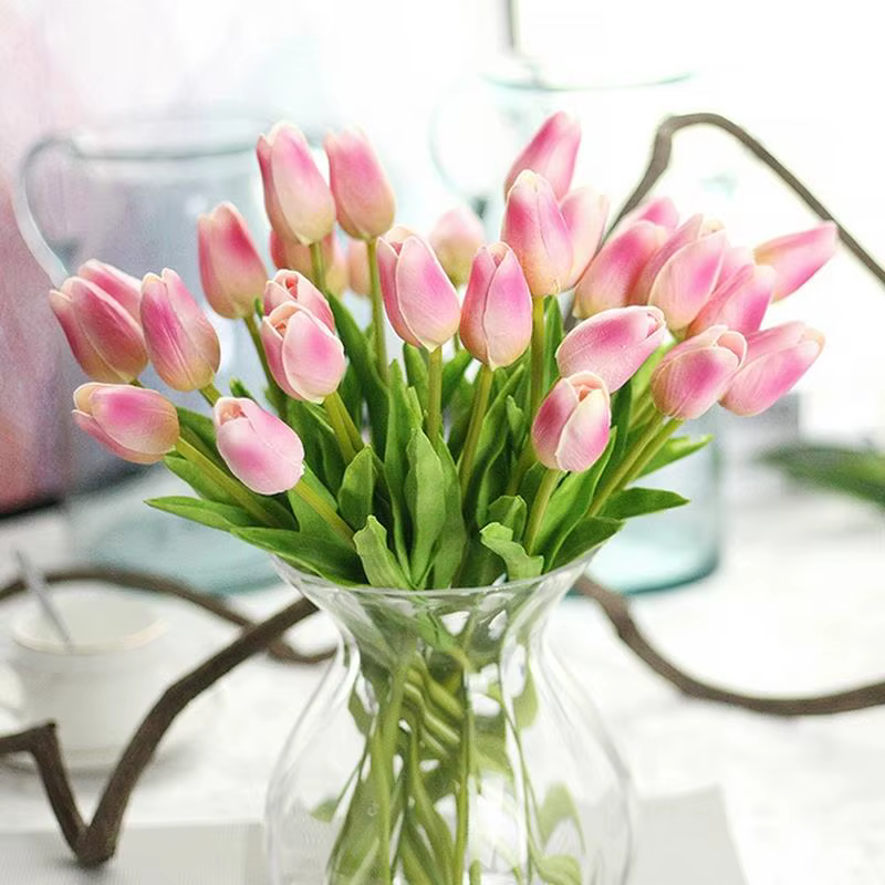 Vase à fleurs en plastique Vase Origami créatif Vase plissé européen taille Vase à fleurs pliant pap