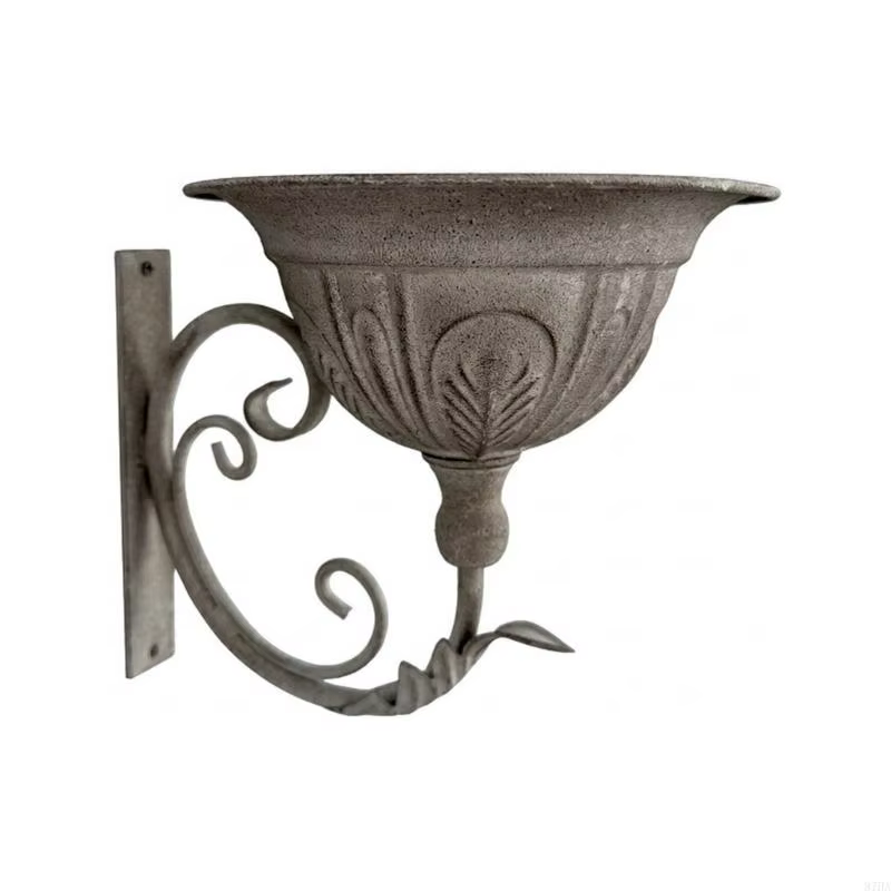 Pot fleur en métal, panier suspendu pour balcon, jardin, porche, maison, jardin exposition verticale
