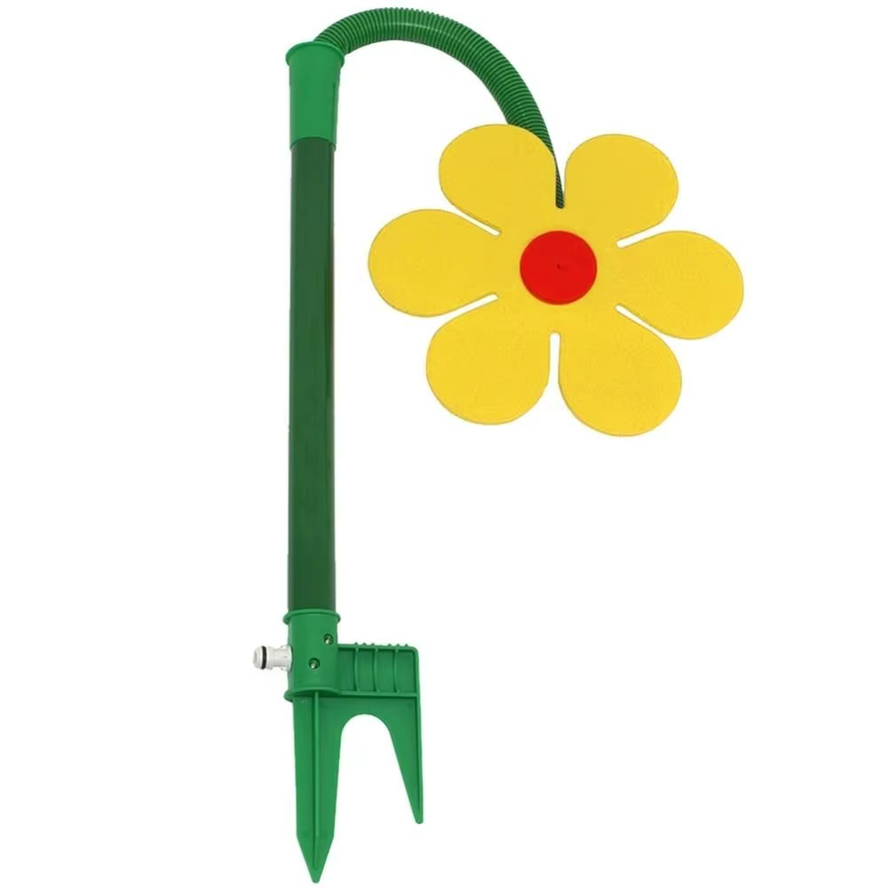 Arroseur de jardin créatif en forme de fleur, rotatif à 720°, avec jet d'eau automatique unique et d