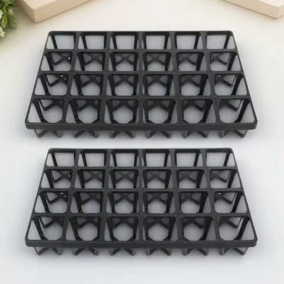 Plateau de Germination pour plantes de jardinage, 2 pièces, supports de rangement en plastique pour