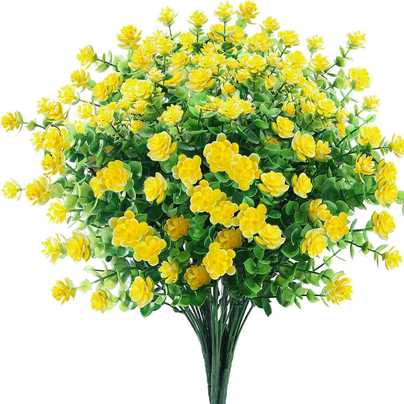 Fleurs artificielles d'extérieur, plantes vertes résistantes aux UV, arbustes pour mariage, maison, 