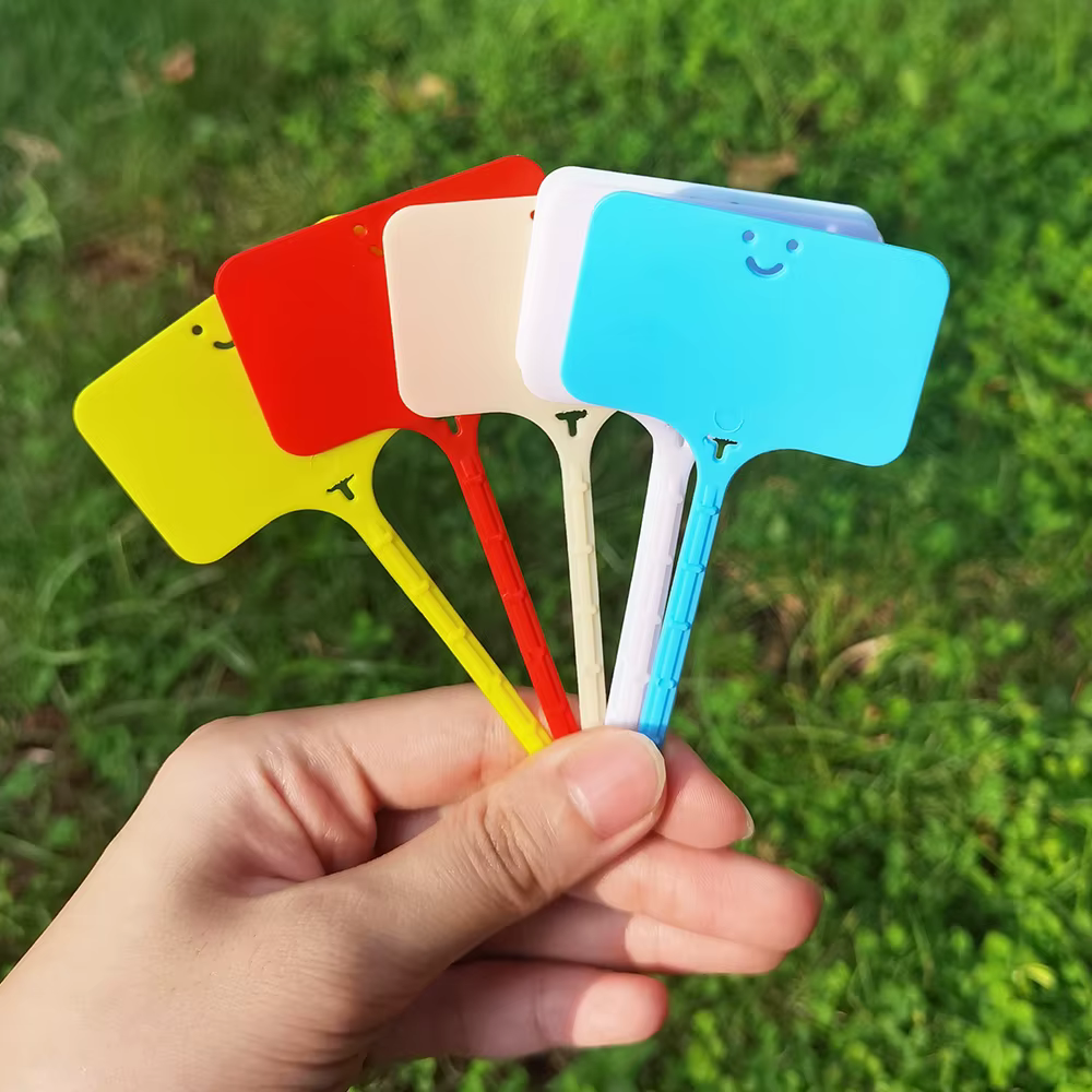 Étiquette de plantation de jardin, anneau à crochet, marqueurs d'arbre, signe en plastique, étanche,
