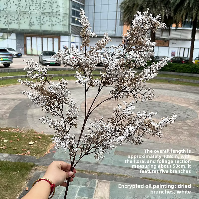 Nouvelle fleur artificielle mariage peinture à l'huile cryptée branches mortes automne rime décorati