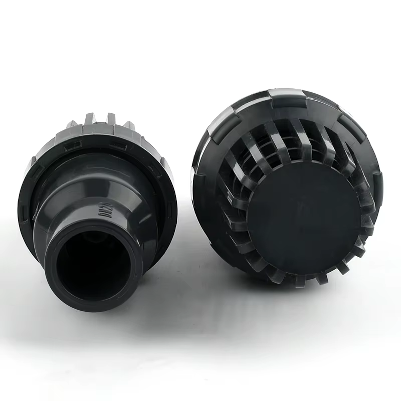 I.D 20 ~ 200mm vanne de fond UPVC avec pompe à eau de contrôle sortie d'entrée d'eau filtre UPVC Aqu