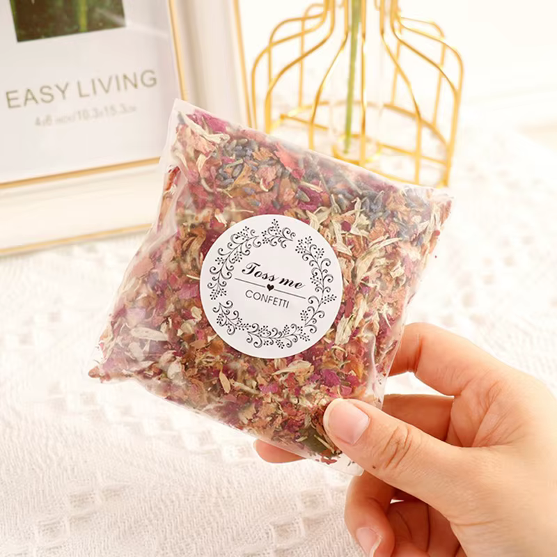 Pétale de fleur de Rose 100% naturel, confettis de mariage, fleurs séchées, biodégradables, cadeau d