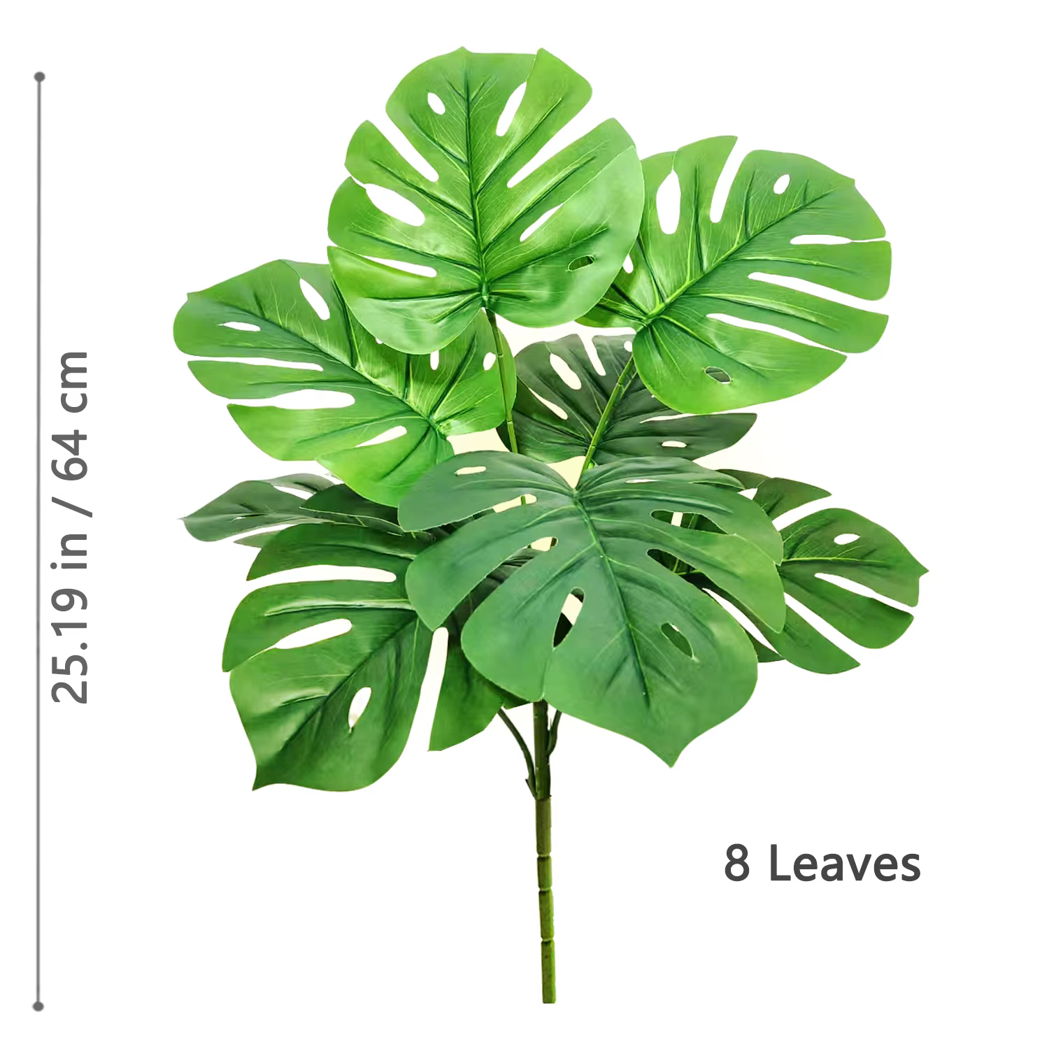 60-103 cm artificielle Monstera deliciosa Pothos Alocasia feuille fausse plante ornementale festive 
