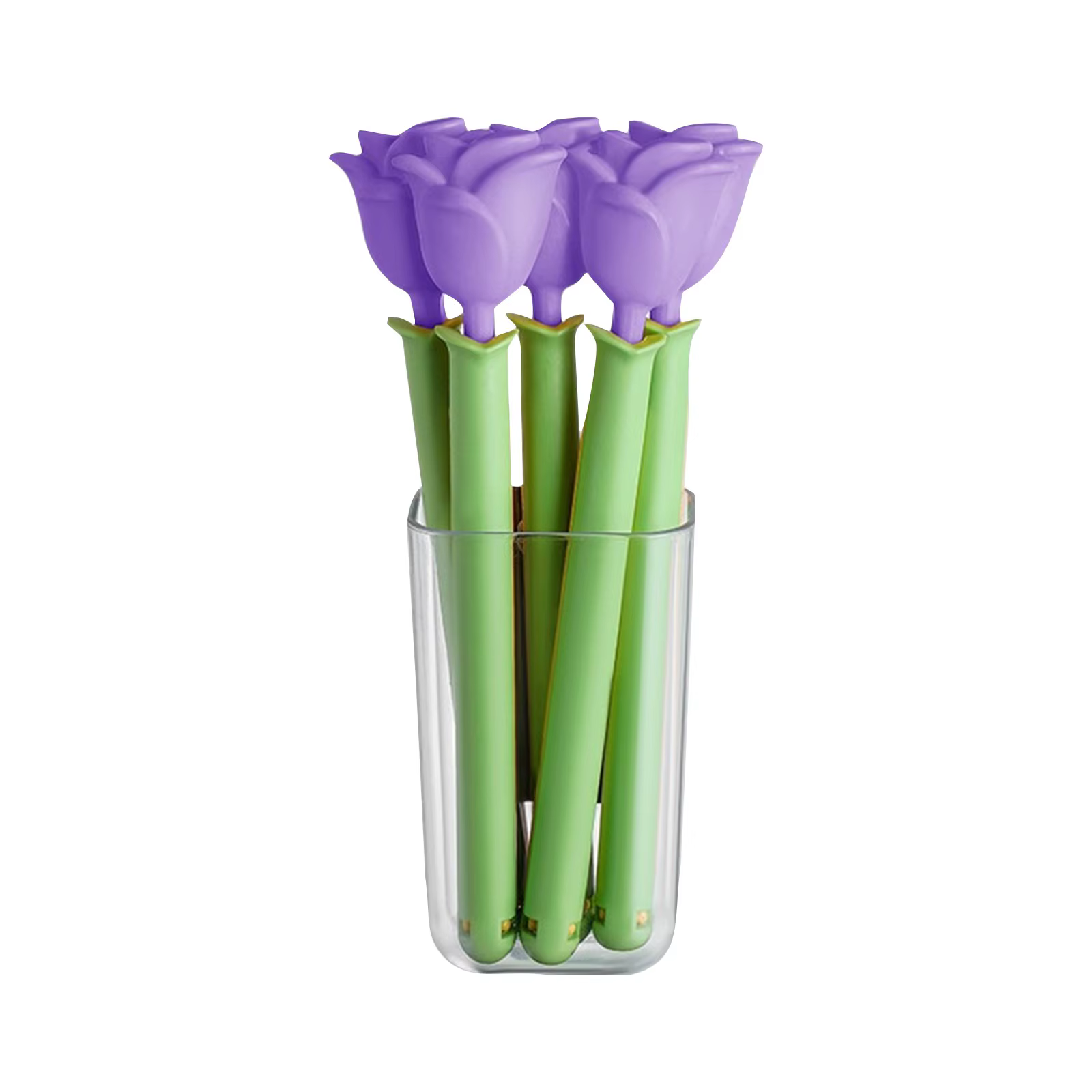 Clips pour pommes de terre en forme de fleur de Rose, 5 pièces, avec boîte de rangement magnétique,