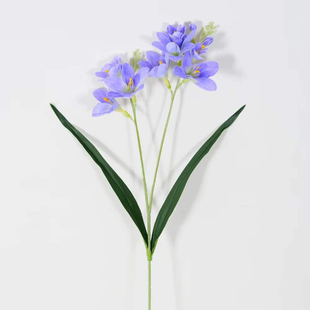 Fleur d'orchidée artificielle 3D texturée, effet hydratant, matière soyeuse durable, décoration réal
