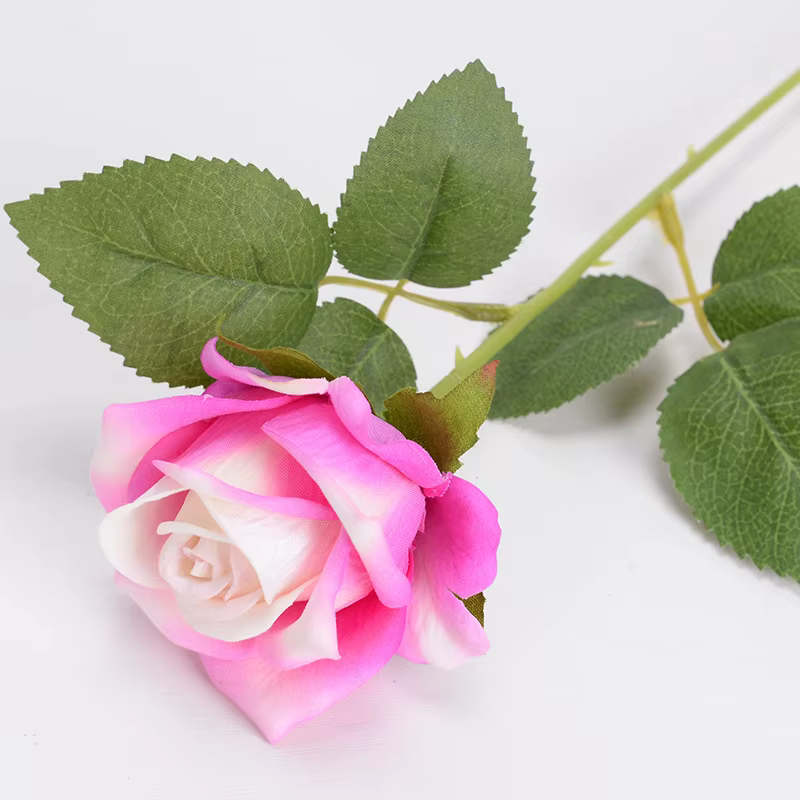 Rose artificielle en velours, 10 pièces, pour décoration de mariage, Bouquet de bricolage, ornement