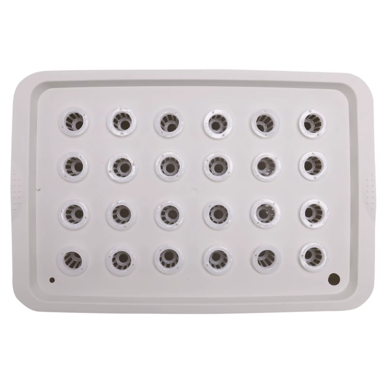 Boîte de plantation hydroponique à 24 trous, Kit hydroponique de sol pour plantes, Pot de fleur de j