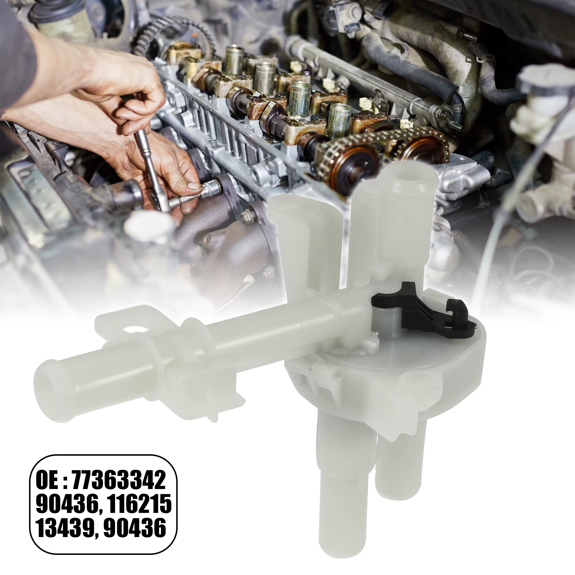 Accessoire de boîtier de thermostat de voiture X Autohaux 77363342   90436 116215   13439 90436 pour
