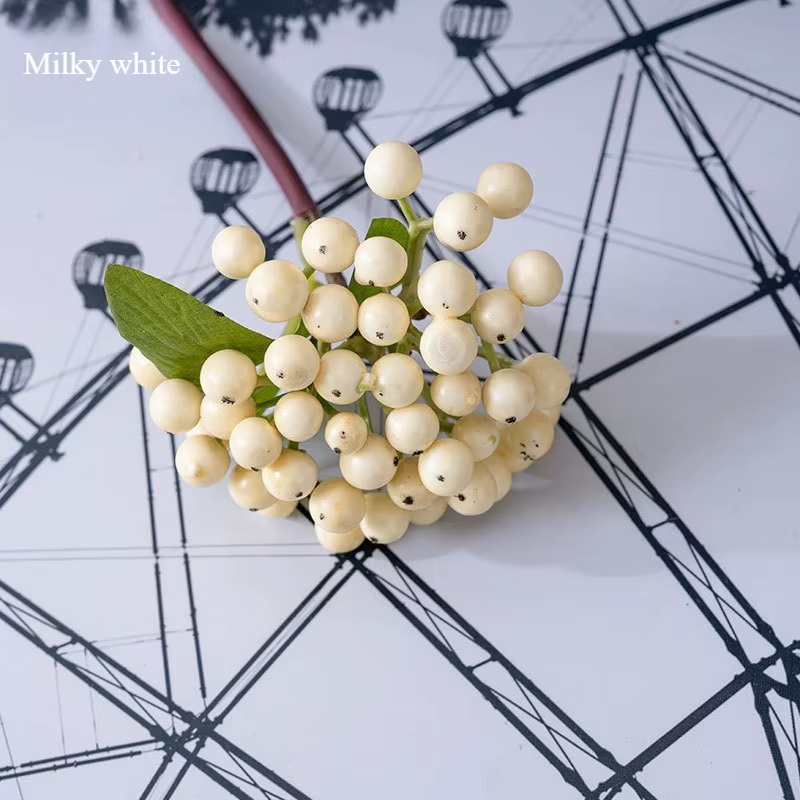 Plante verte de branche de haricot artificiel de 10.6 pouces, pour affichage de noël et du nouvel an
