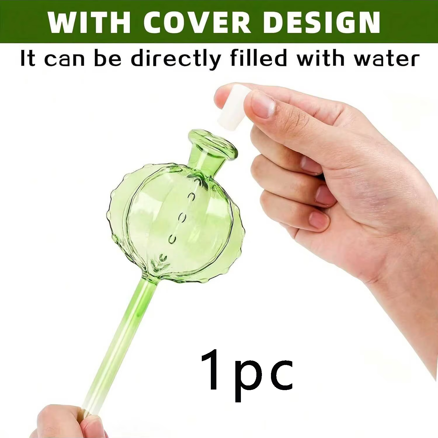 Dispositif d'arrosage automatique pour plantes en forme de cactus, 3 pièces, design décoratif mignon