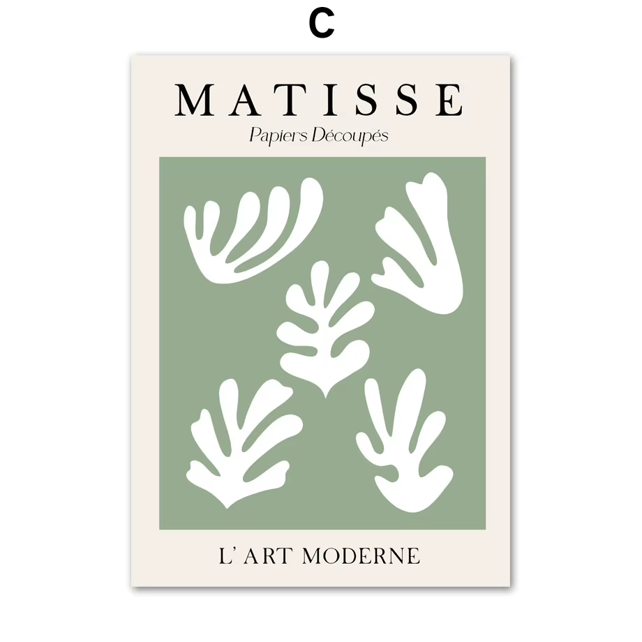 Affiches et impressions Matisse Picasso, fleurs et feuilles, art mural sur toile, peinture abstraite